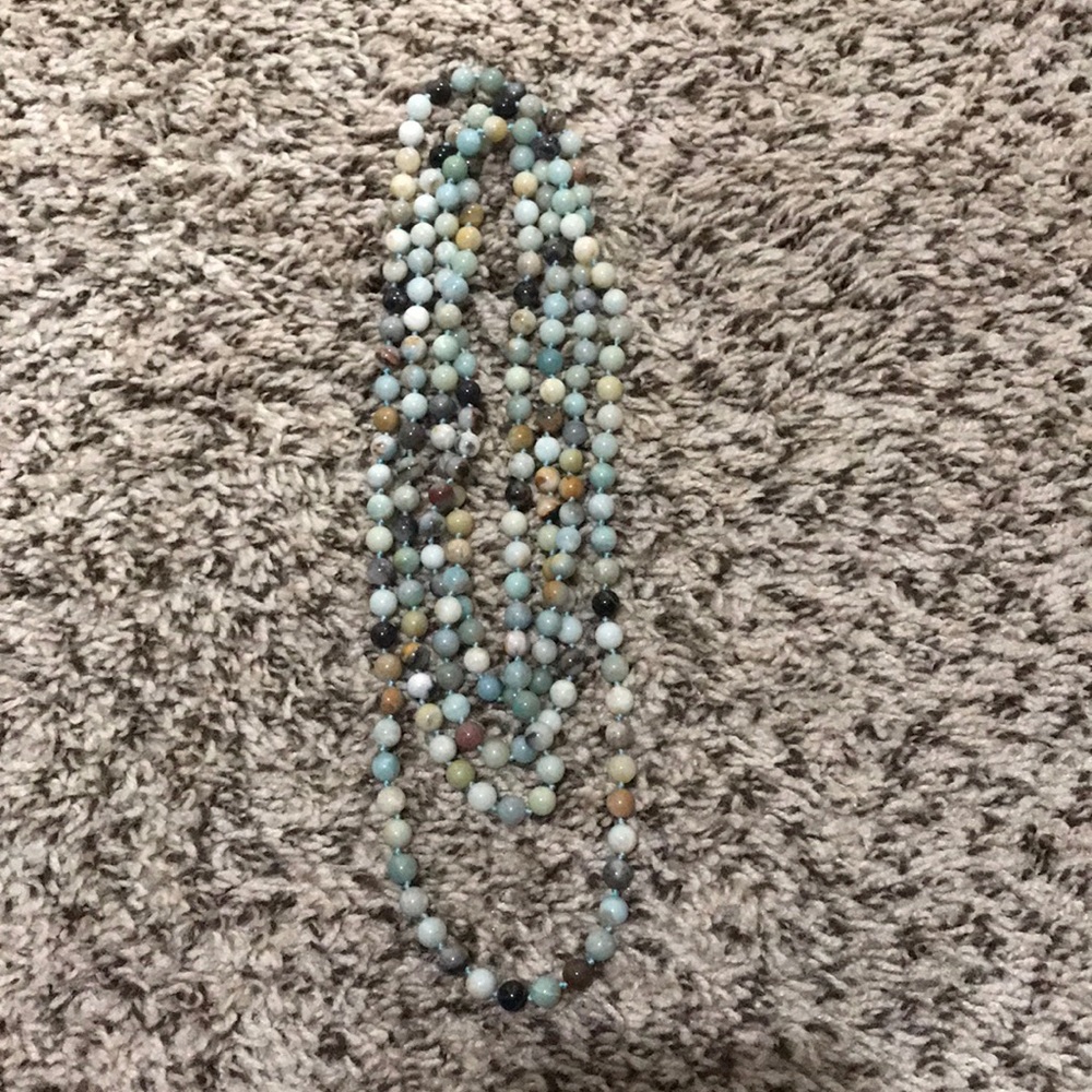Long beaded necklace